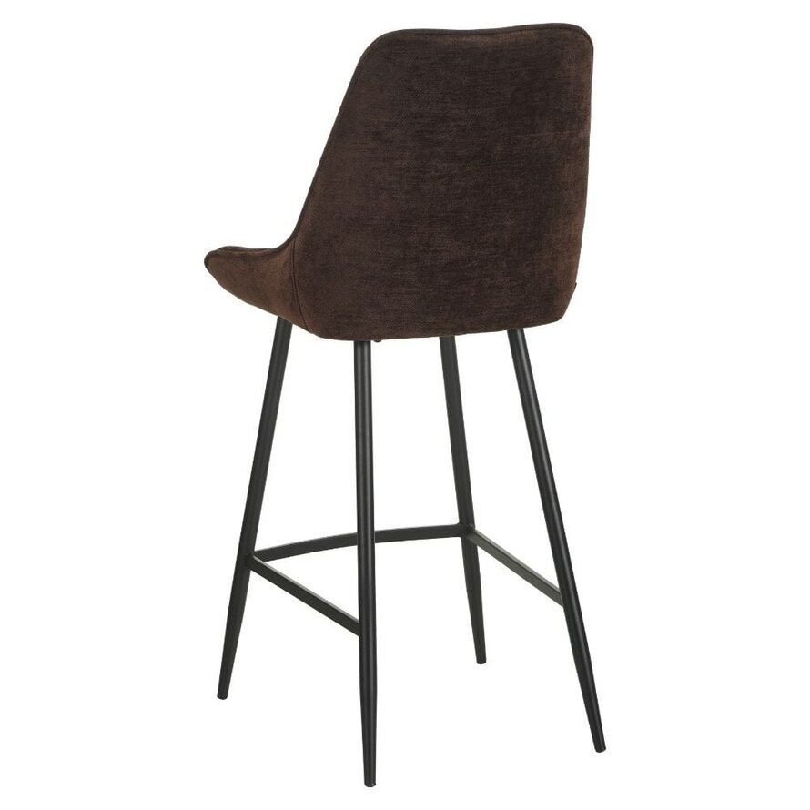Barhocker Lynn Samt braun 71 cm