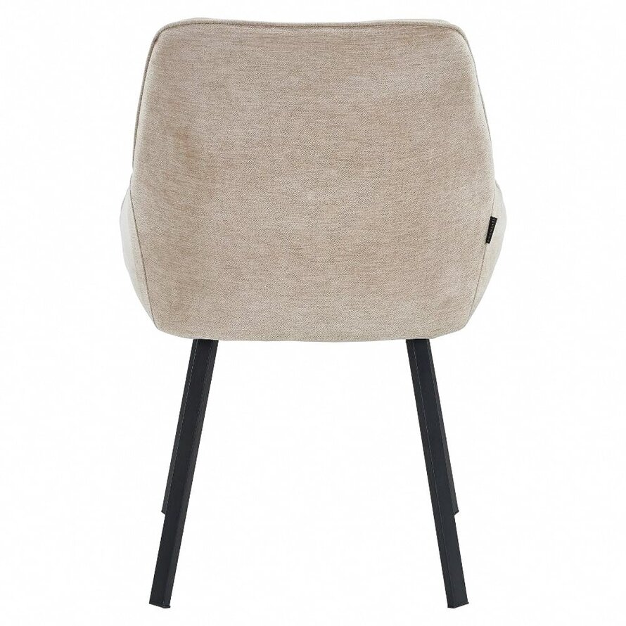 Stuhl Lynn Samt beige