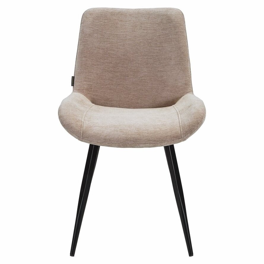 Stuhl Vic Samt beige