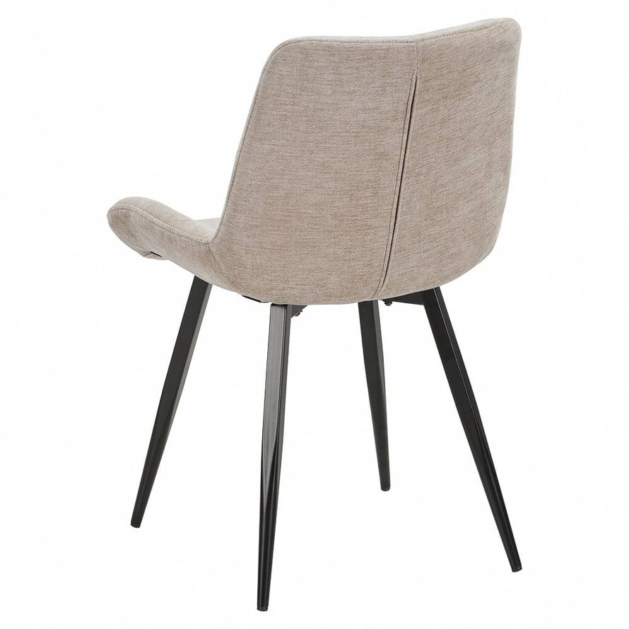 Stuhl Vic Samt beige