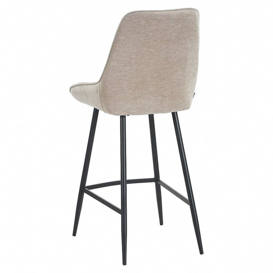 Barhocker Lynn Samt beige 71 cm