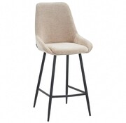 Bronx71 Barhocker Lynn Samt beige 71 cm