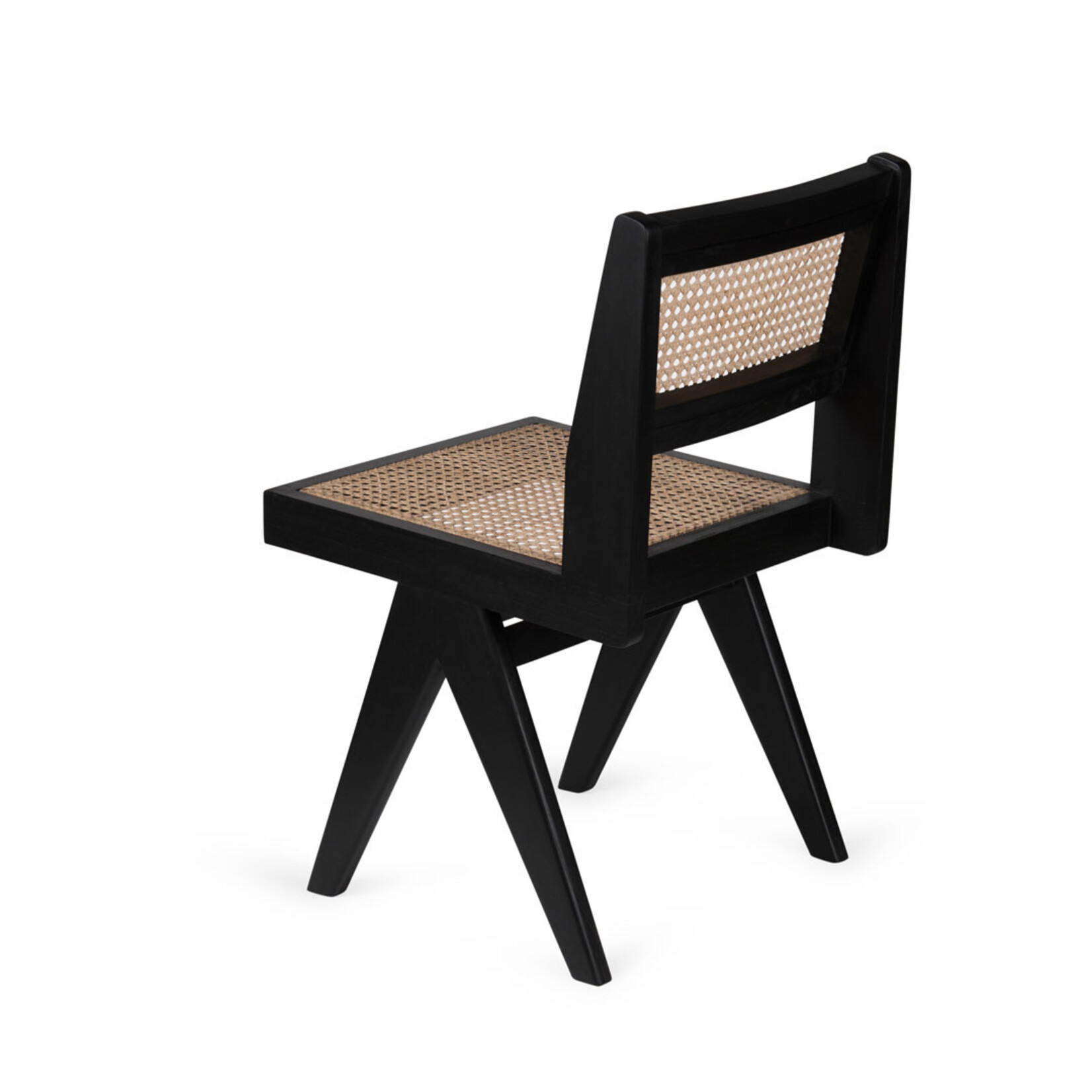 Detjer Dining Chair - Houtskool Zwart