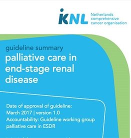 Guideline summary  Palliative care in end-stage renal disease (ESRD)
