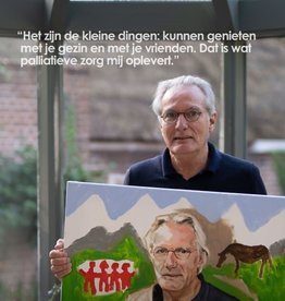 Flyer VWS campagne Palliatieve Zorg: Michiel heeft ALS