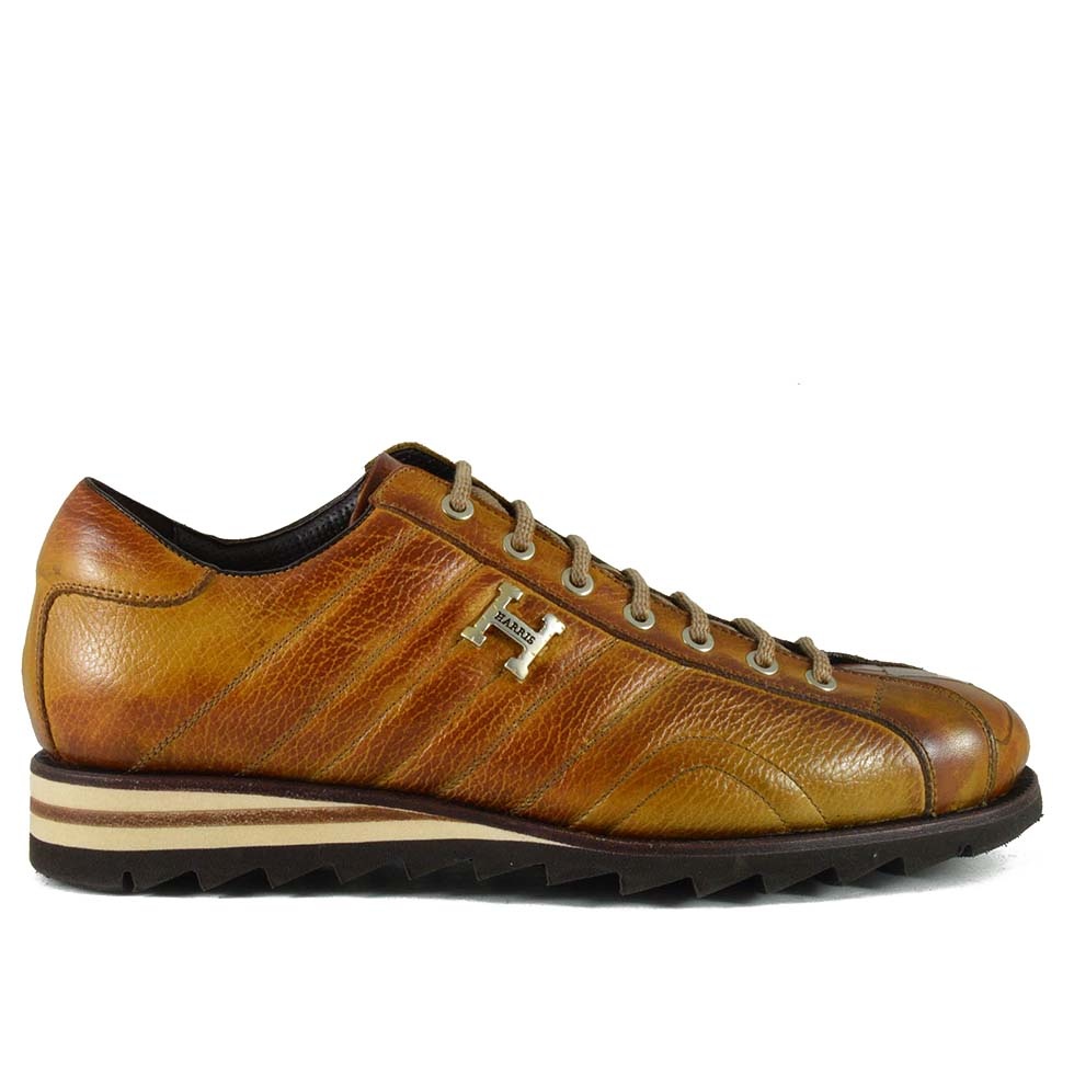 Harris Sneaker Oxford Cognac - Van Dael Schoenen