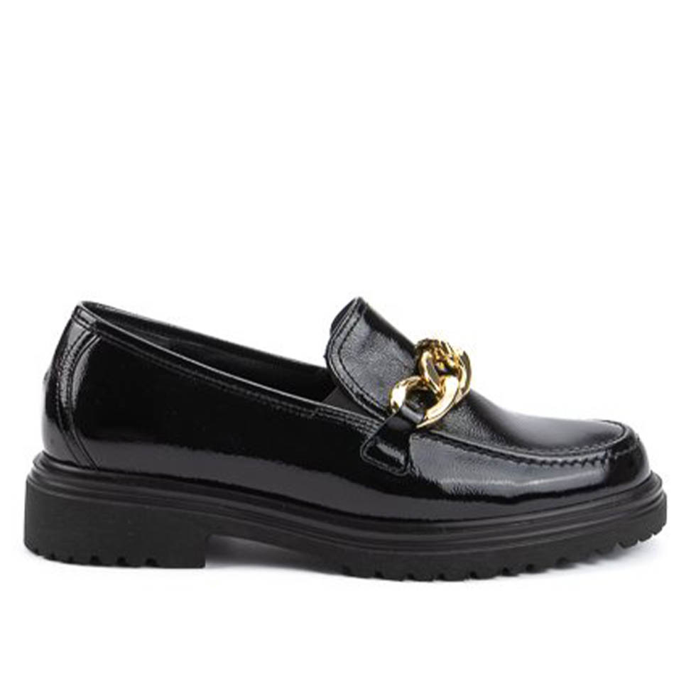Gabor Instapper 92.554.97 Lak Zwart - Van Dael Schoenen
