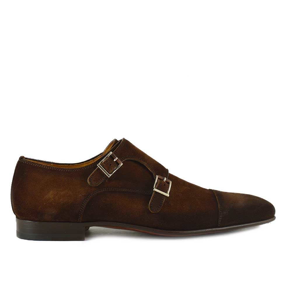 Magnanni Gesp schoen 16016 Suède Bruin Van Dael Schoenen