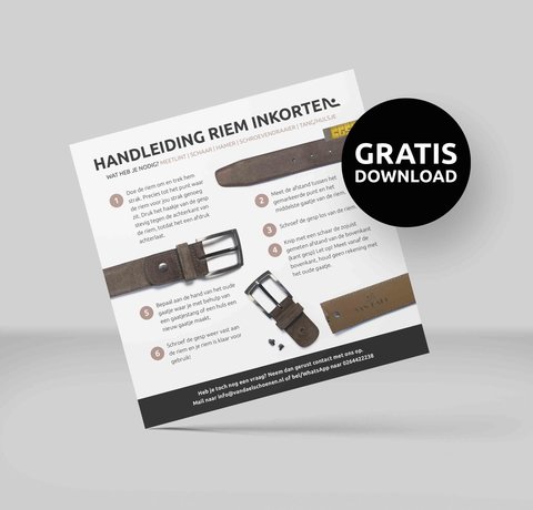 Snel en gemakkelijk je riem inkorten!