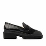 Frankie Loafer Fur Lak Zwart