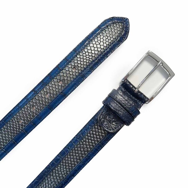 Harris Fibbia Matrix Blauw Zilver