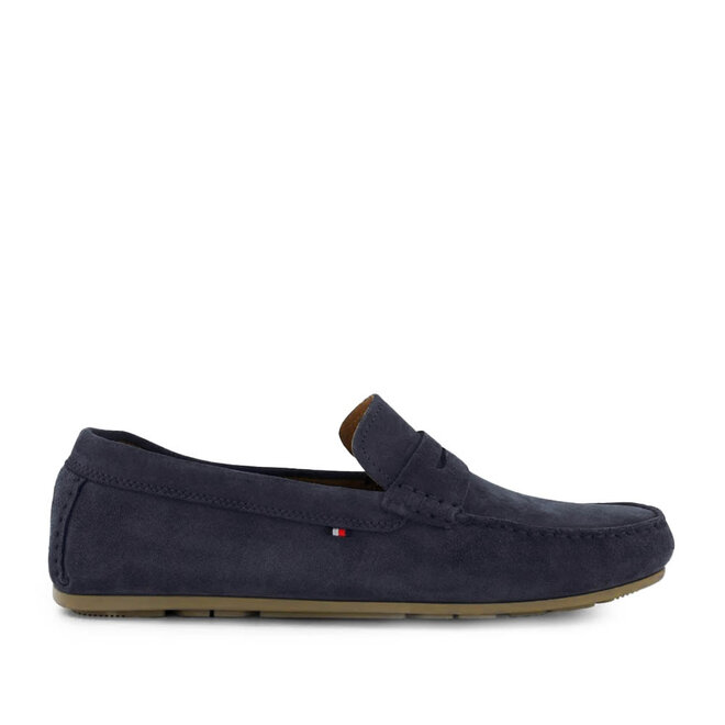 Casual Hilfiger Suede Driver Blauw