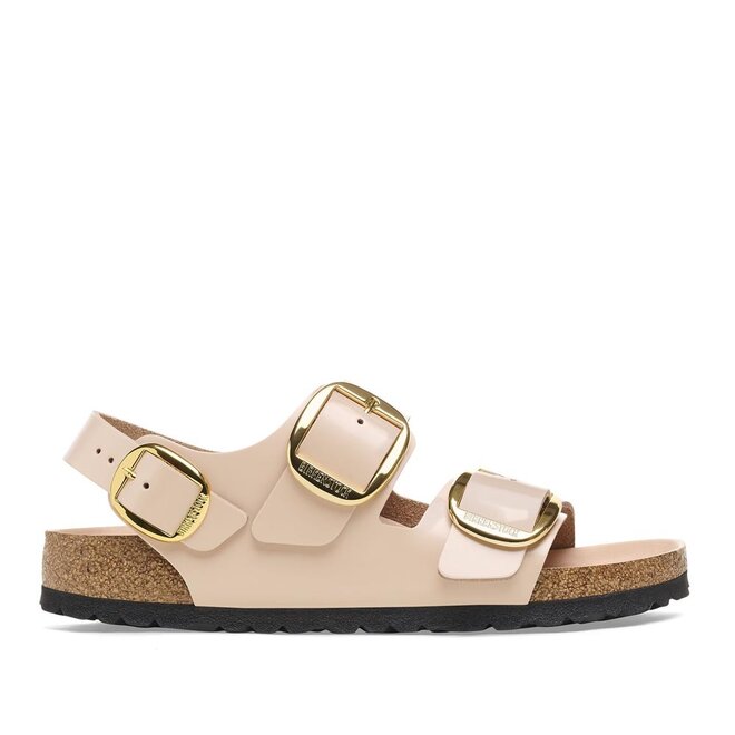 Milano Big Buckle Lak Beige (L)