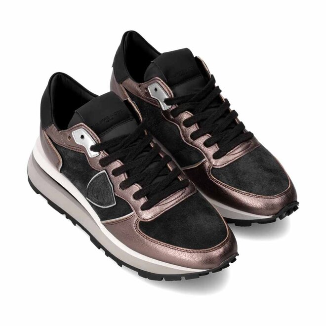 Tropez Haute Low Zwart Brons