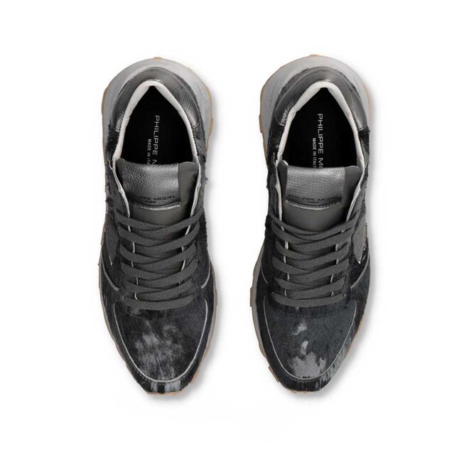 Tropez Haute Low Metal Grijs