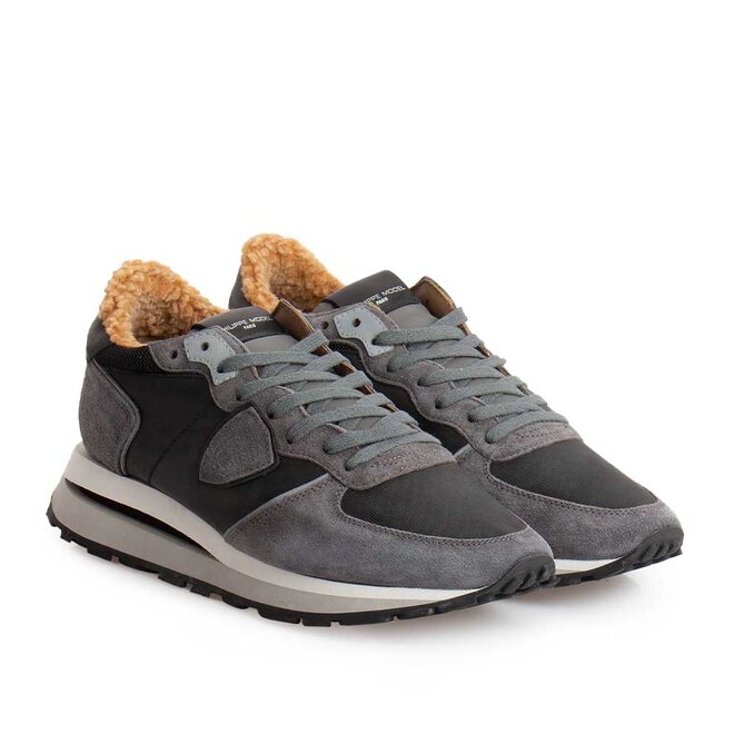 Tropez Haute Low Fur Grijs