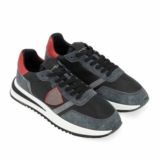 Tropez 2.1 Low Rood Zwart