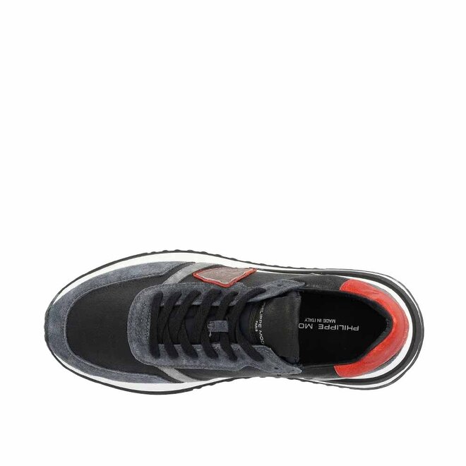 Tropez 2.1 Low Rood Zwart