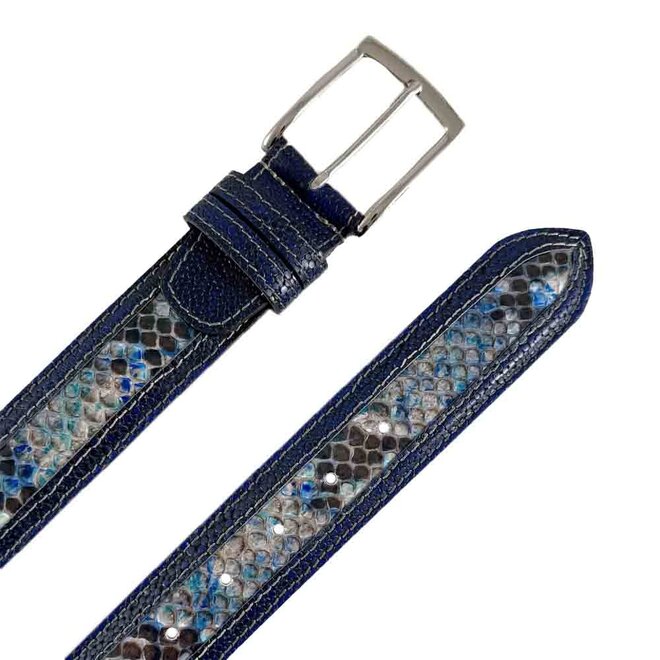 Harris Fibbia Raffia Grezza Blauw