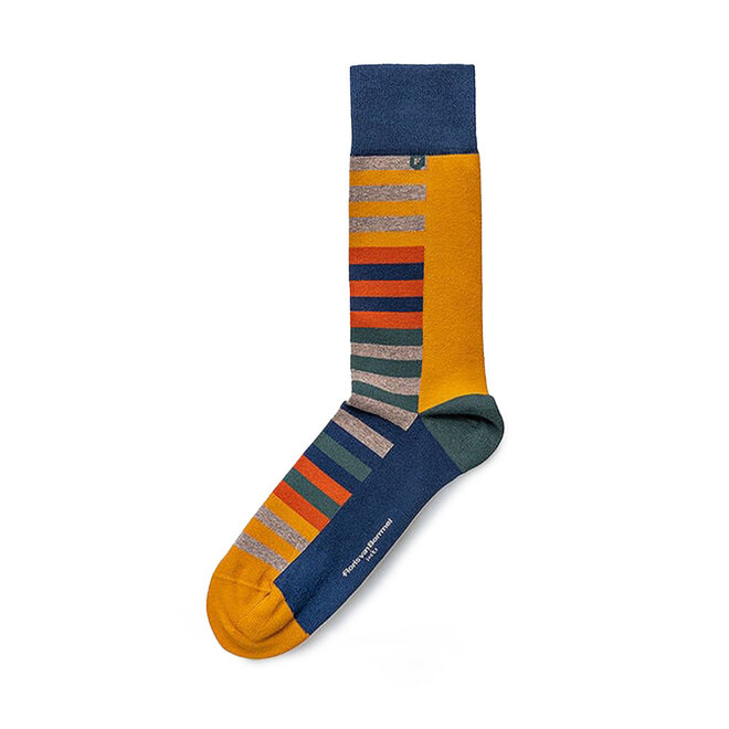 De Sokker 08.02 Blauw Geel