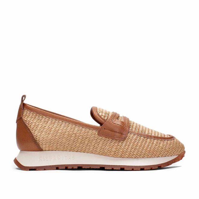 Kayla Kansas Raffia Cognac