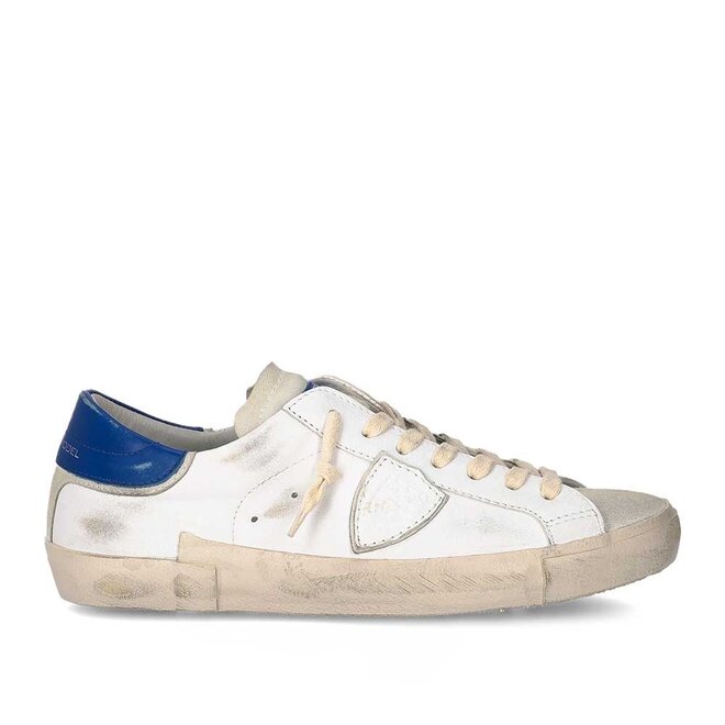 PRSX Low Blauw Wit