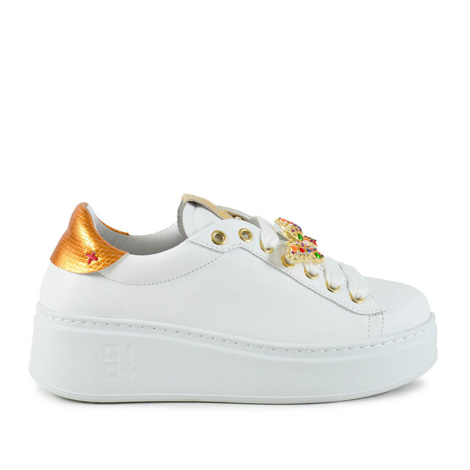 Pia Butterfly Oranje Wit