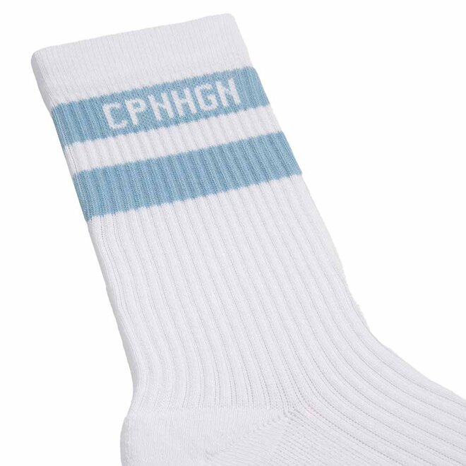 CPH Socks 3 Lichtblauw Wit