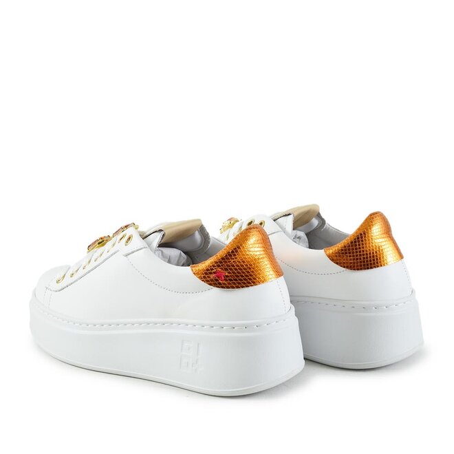 Pia Butterfly Oranje Wit