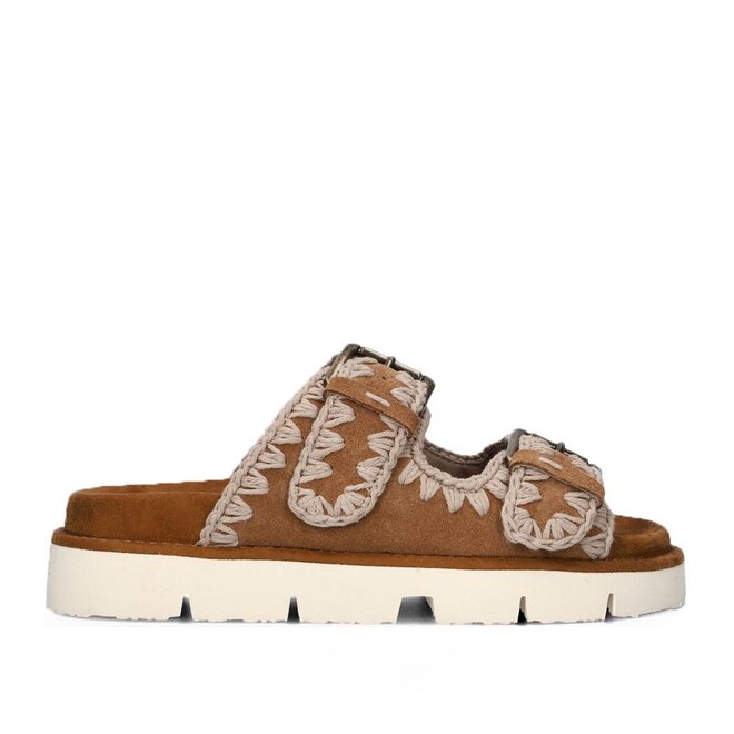 Bio Sandal Buckles Cognac