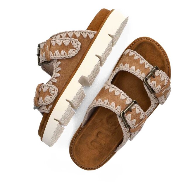 Bio Sandal Buckles Cognac