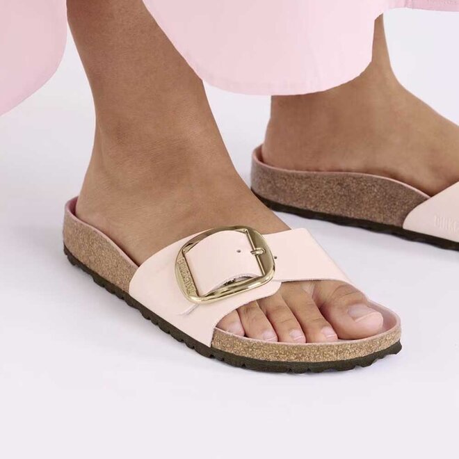 Madrid Big Buckle Lak Roze (L)