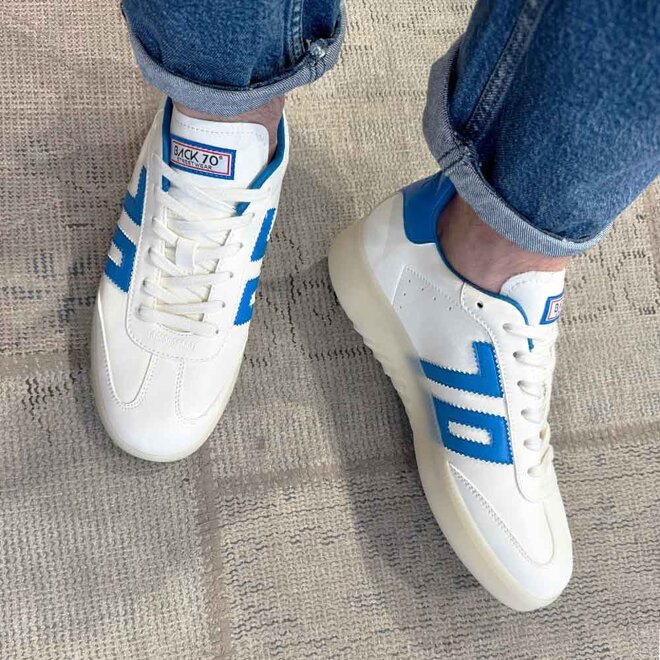 Boston Blauw Wit