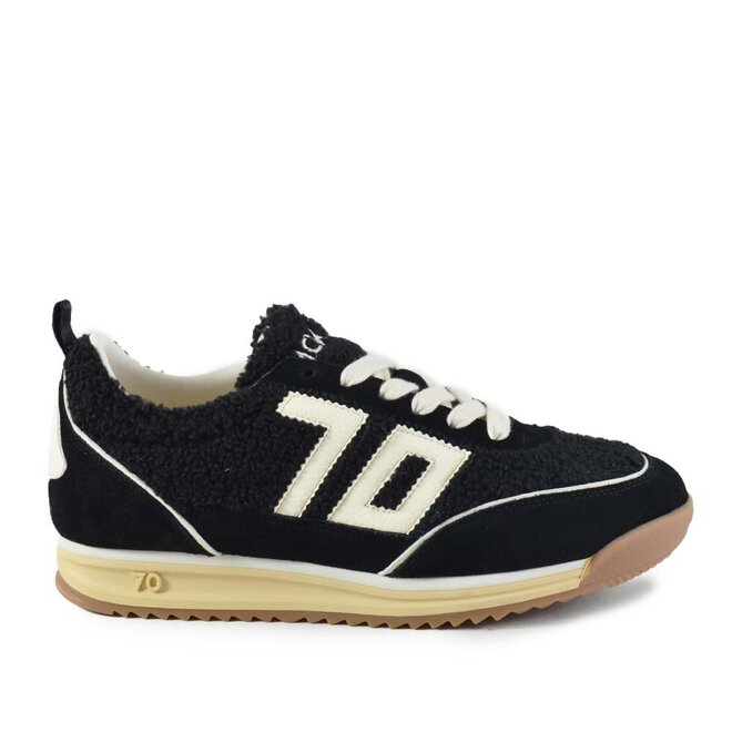 Jogger Fur Wit Zwart