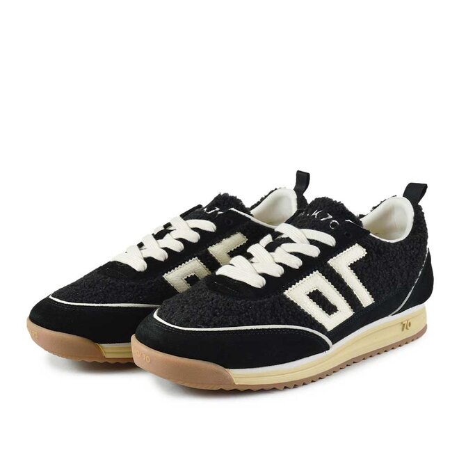 Jogger Fur Wit Zwart