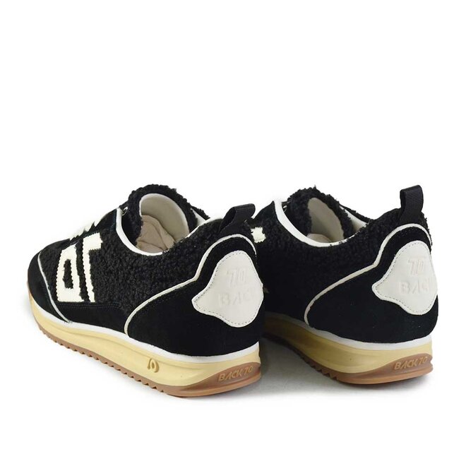 Jogger Fur Wit Zwart