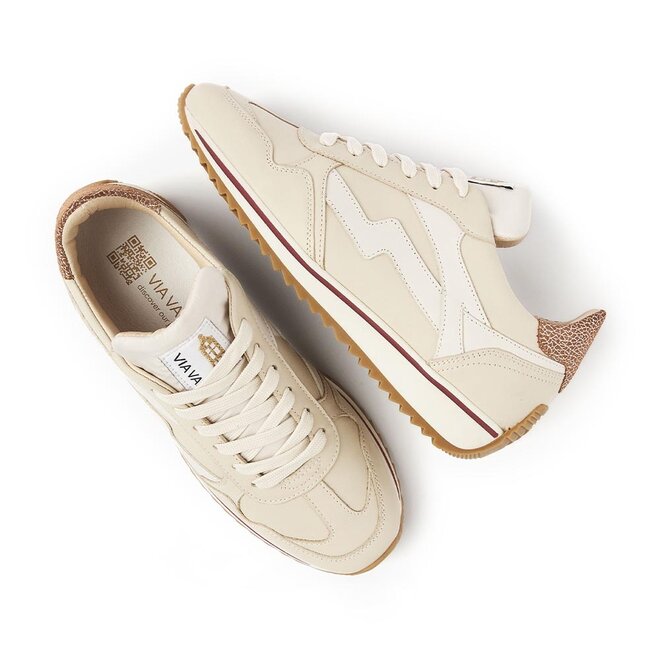 Mikki Alex Leer Beige