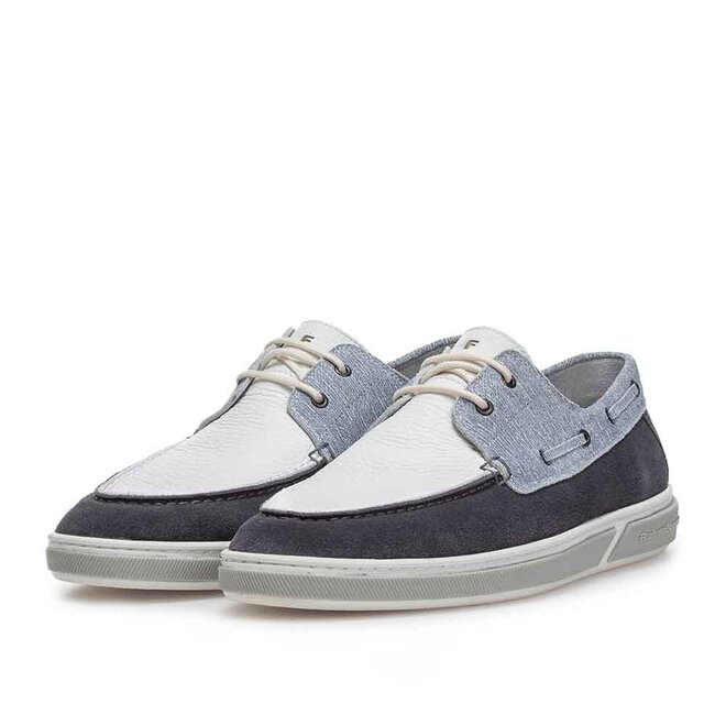 De Booter 01.00 Wit Blauw