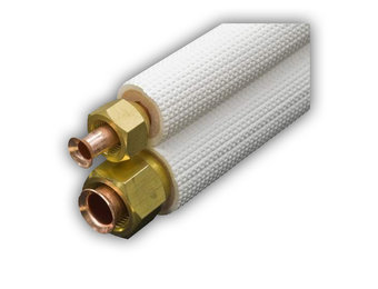 Airco Leidingset 3/8" x 5/8" Geïsoleerd met Wartels (R32/R410A)