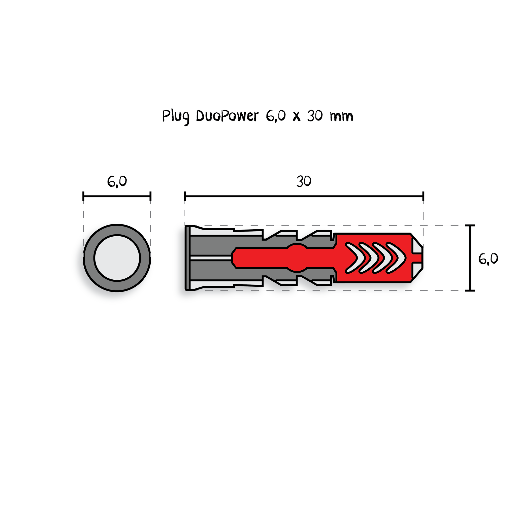 Fischer Fischer Pluggen DuoPower 6 x 30 mm