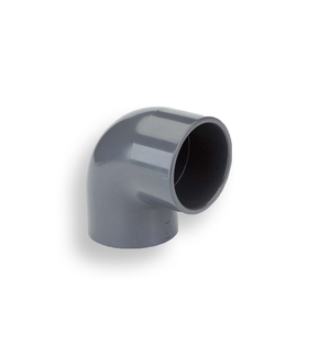 PVC Kunststof Knie 20 mm 90 graden