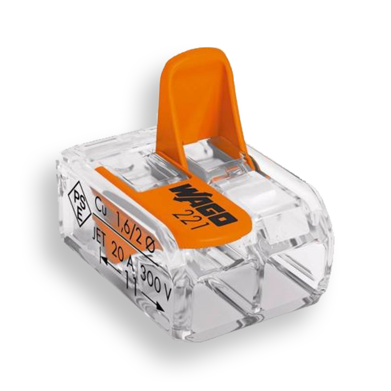 Wago Lasklemmen 221-412 Compact 2-voudig