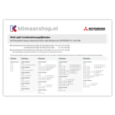Mitsubishi H.I. Multi-split Buitenunit SCM100ZM-S 10,0 kW