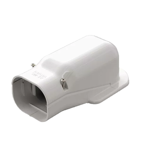 Muurafdekkap PVC Wit Inaba Denko SW-77-W 75 mm