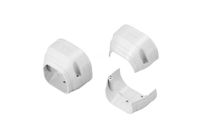 Eindstuk PVC Wit Inaba Denko SE-77-W 75 mm