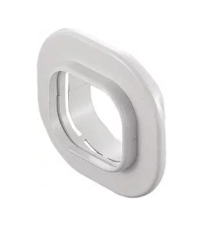 Muurrozet PVC Wit Inaba Denko SWC-77-W 75 mm