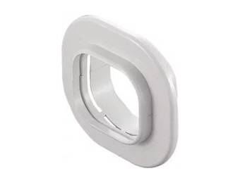 Muurrozet PVC Wit Inaba Denko SWC-77-W 75 mm