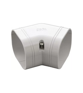 Bocht 45° Vlak PVC Wit Inaba Denko SKF-77-W 75 mm