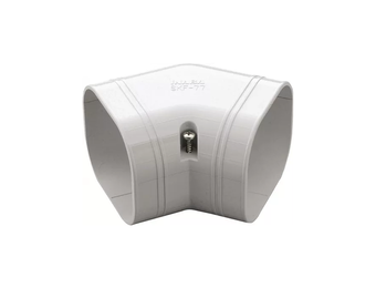 Bocht 45° Vlak PVC Wit Inaba Denko SKF-77-W 75 mm