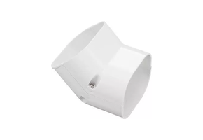 Bocht 45° Stijgend PVC Wit Inaba Denko SCF-77-W 75 mm